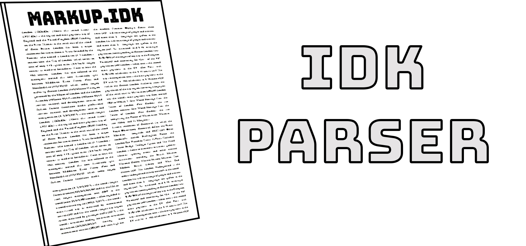 IDK's temporary logo