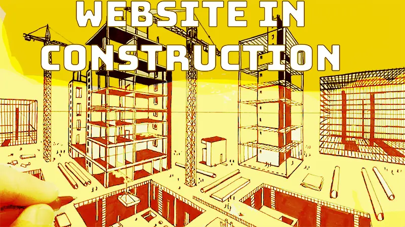 buildings in construction with text saying it buildings in construction with text saying it